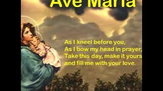 Ave Maria Gratia Plena (English Lyrics)