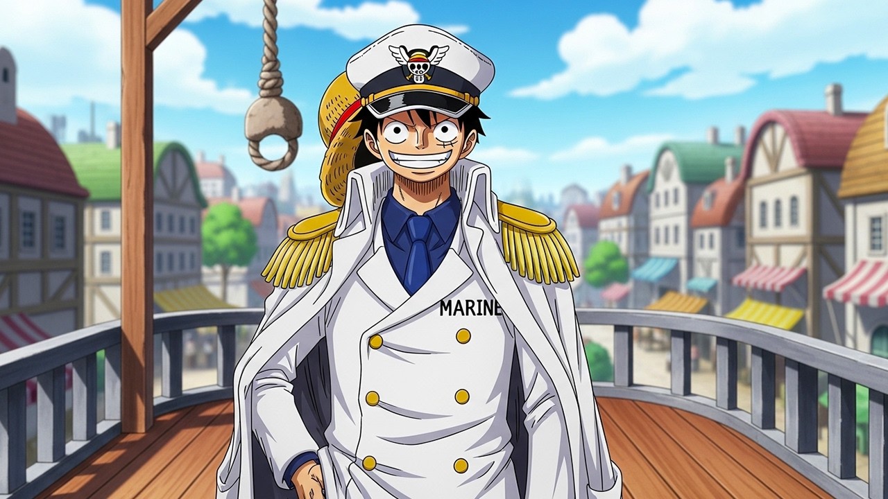 What If Luffy Became a Marine? One Piece Lore To Fall Asleep - YouTube