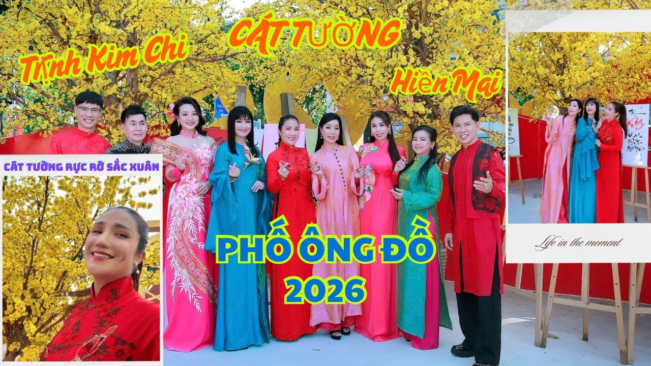 Xuân Về Trên Phố Ông Đồ - CÁT TƯỜNG hội tụ cùng các NGHỆ SĨ