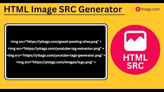 HTML Image SRC Generator | Convert Image URL to HTML SRC with keywords