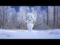 【童謡】ゆき （歌詞付き）うさぎとつぜん・・