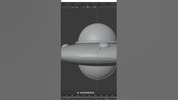 Creating Simple UFO In Blender #shorts