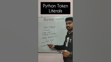 Python Token - Literals #officialpwk #shorts #tokens #programming #python