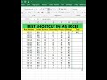 best shortcut of excel I excel shortcut I excel interview question I excel formula #excel #excellife