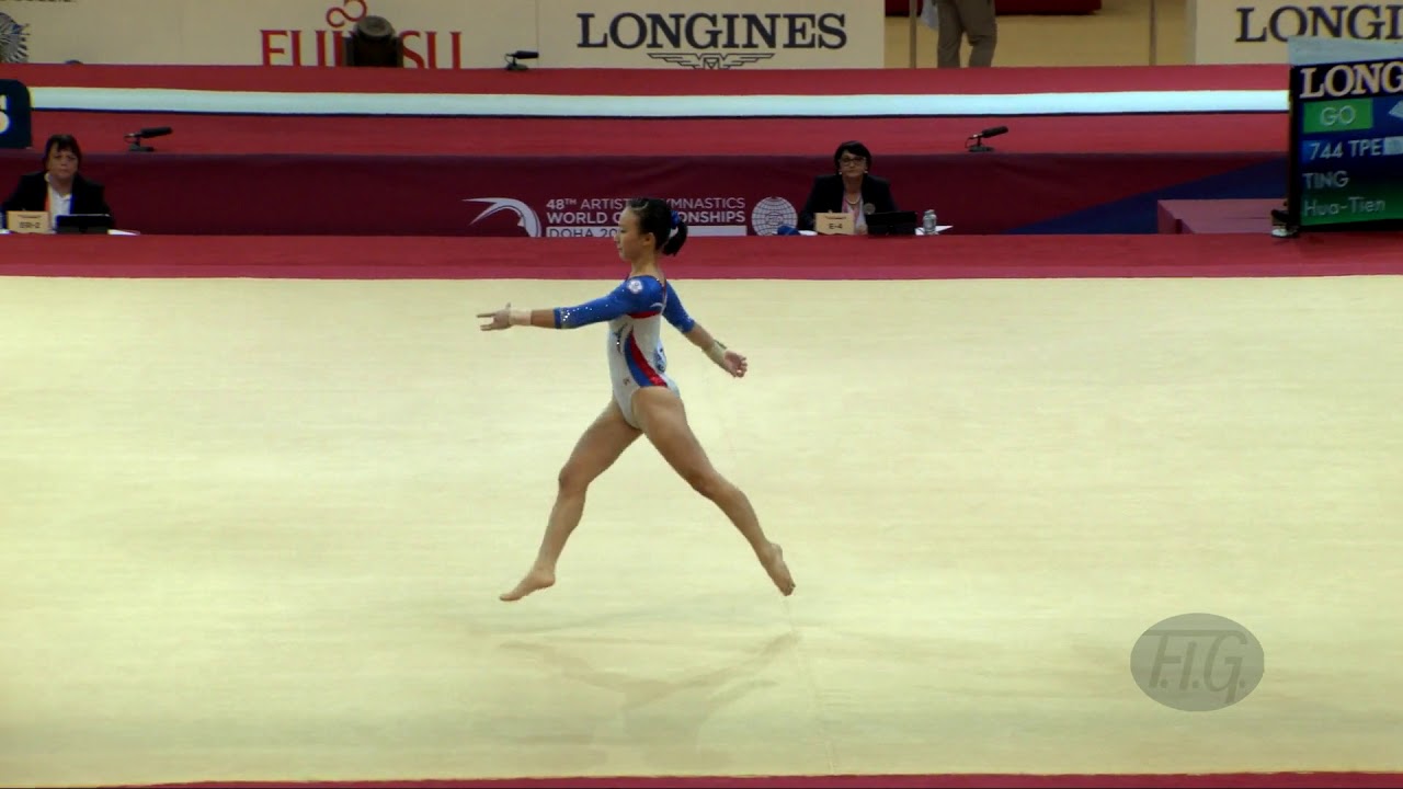 TING Hua-Tien (TPE) - 2018 Artistic Worlds, Doha (QAT) - Qualifications Floor Exercise