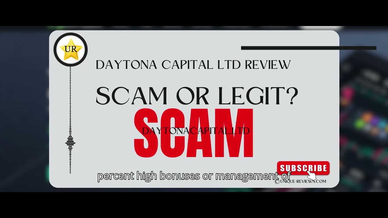 Daytona Capital Ltd Review daytonacapital.ltd Reviews Scam? YouTube(04)
