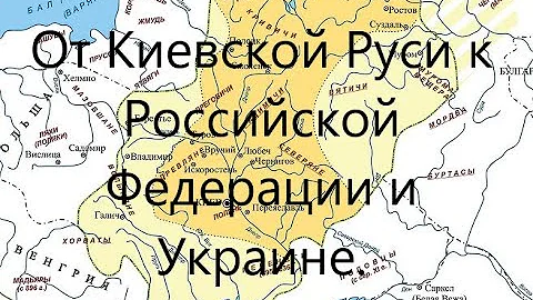 От Киевской Руси к Российской Федерации и Украине.