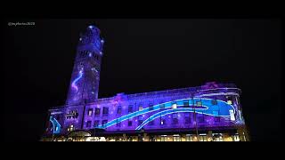 Vivid Sydney 2023  --  Cenral Train Station.
