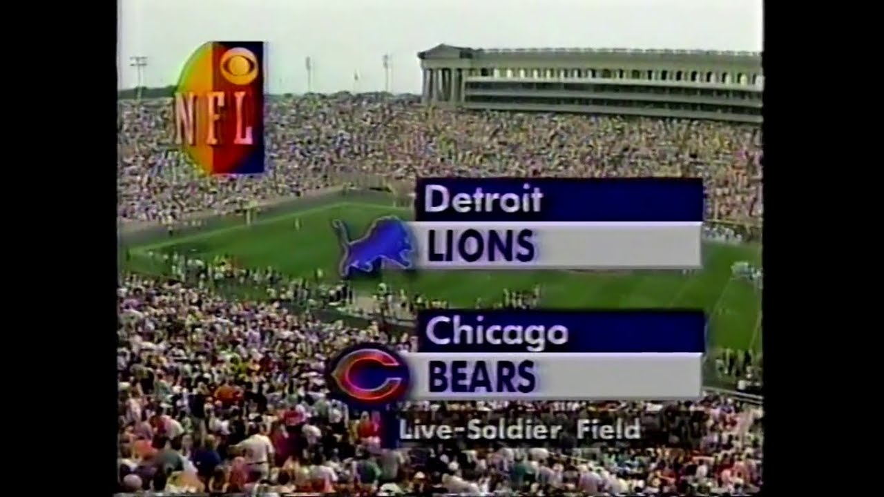 1992 NFL Week 1: Lions @ Bears - YouTube