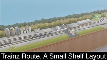 Trainz Route, A Small Shelf Layout