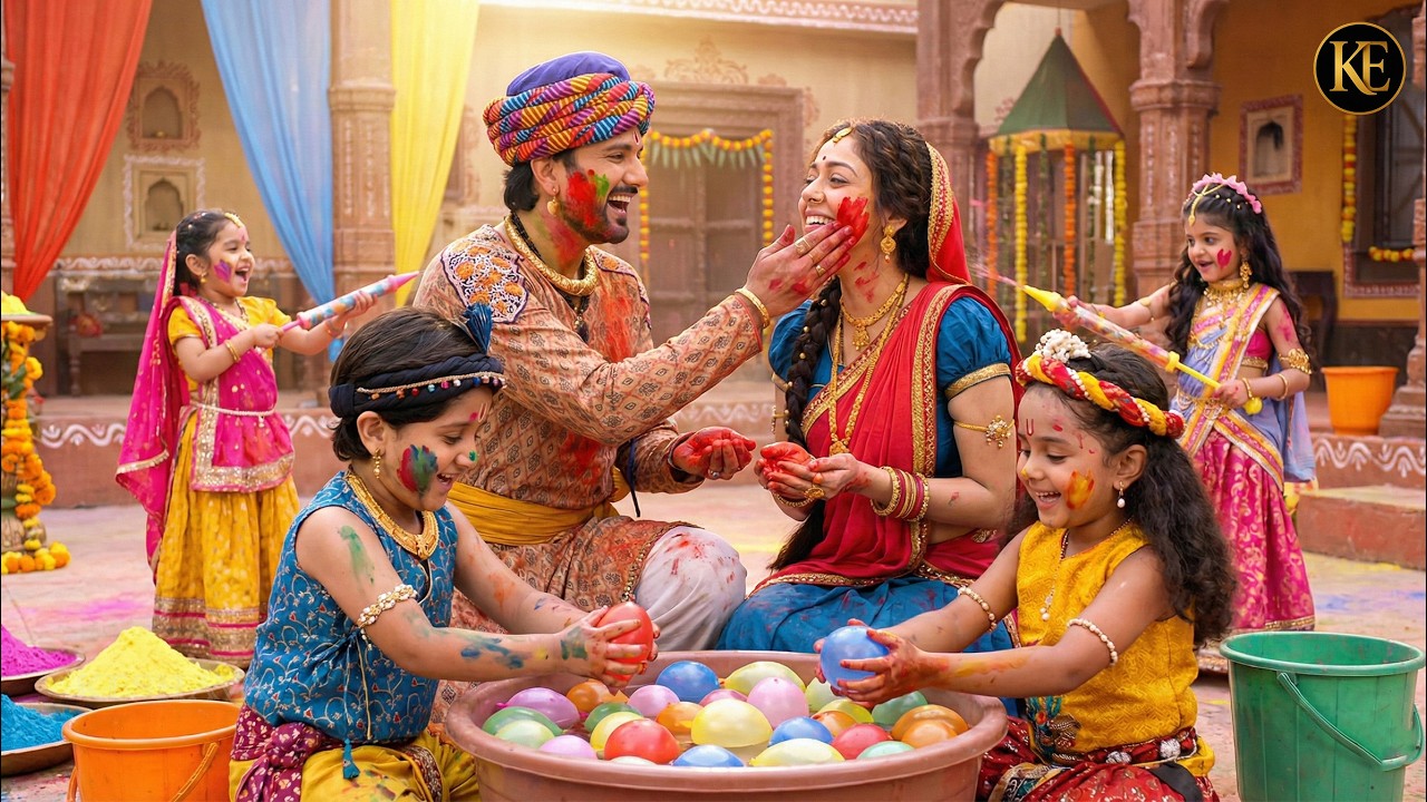 होली स्पेशल: यशोदा और राधा का प्यारा पल  || YMKN || Shree Krishan||