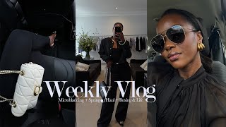 Weekly Vlog! Getting Microblading + Boxing + Spring HAUL..
