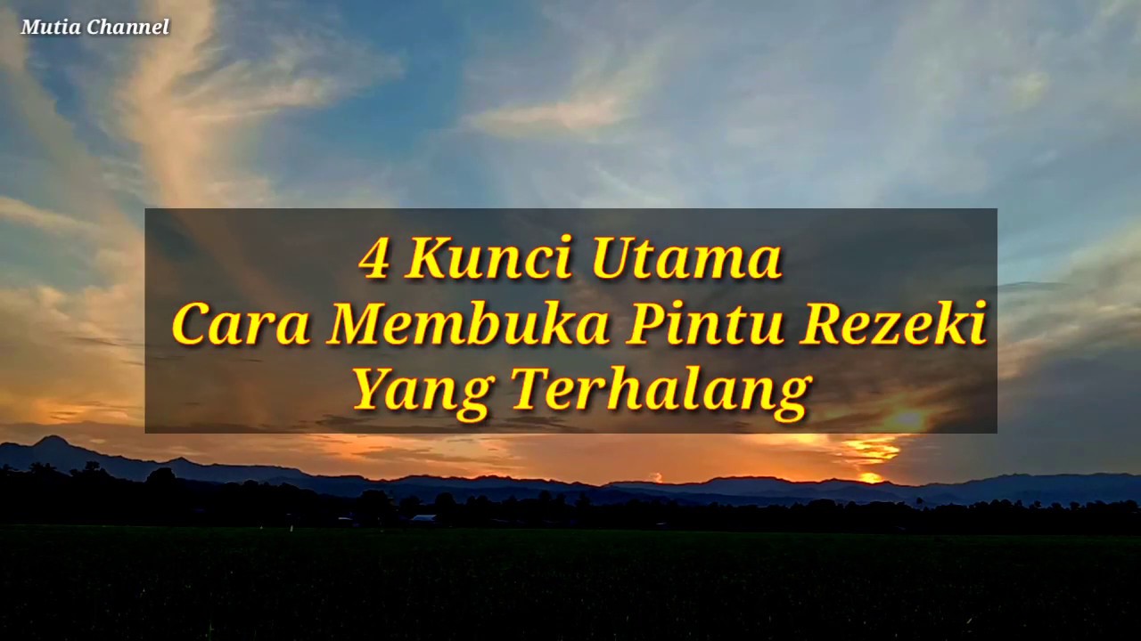 Harus Anda Ketahui 4 Kunci  Utama Cara  Membuka  Pintu  