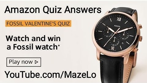 Amazon Fossil Valentine