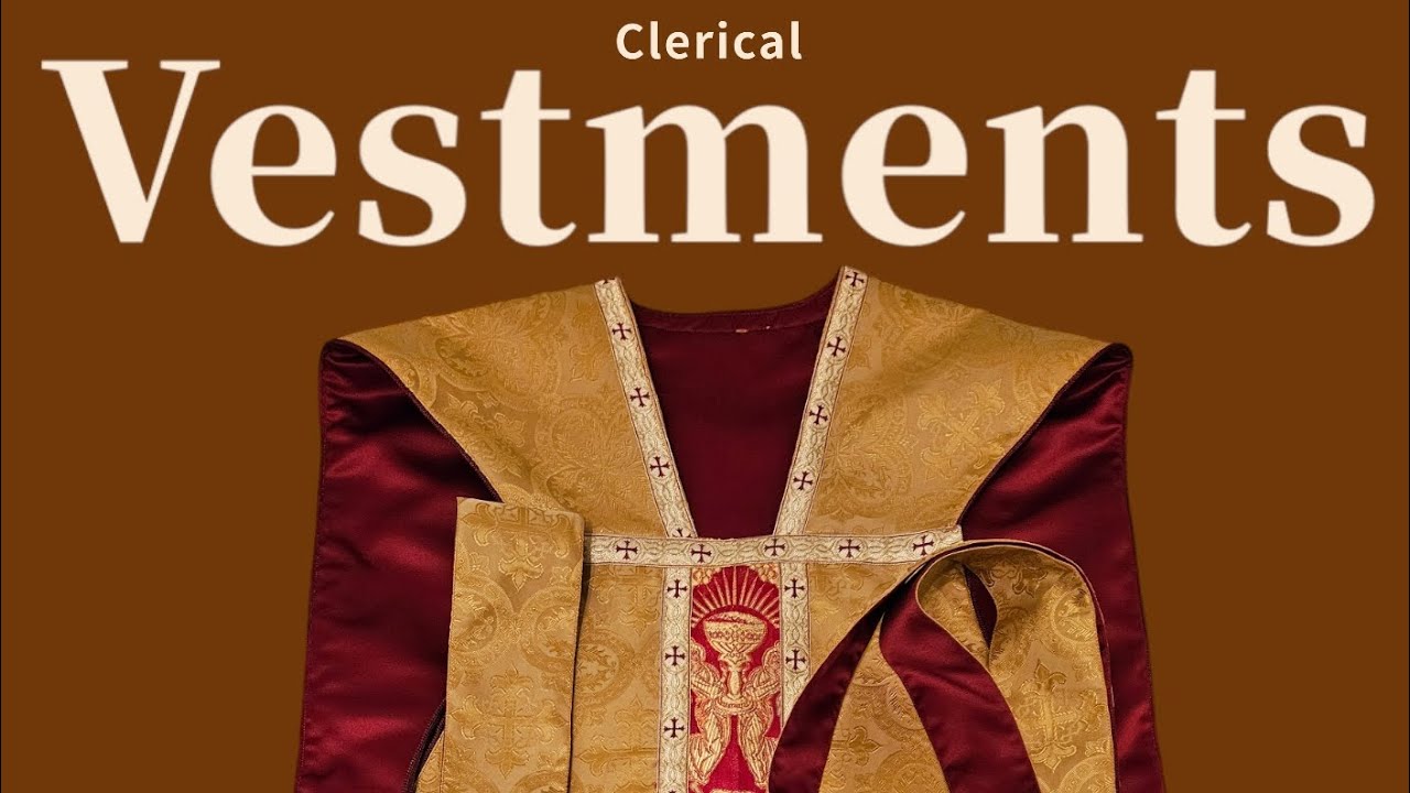 BEAUTY is SACRAMENTAL.  The Making of a Roman Chasuble, Stole, & Manipal.