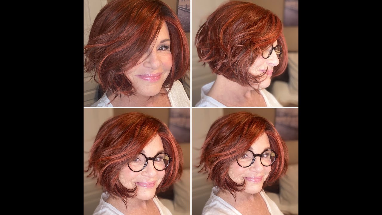 Gabor Wigs Trend Alert in a Different Color--SANGRIA!