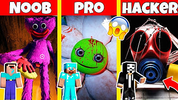 POPPY PLAYTIME CHAPTER 3 HOUSE BUILD CHALLENGE - NOOB vs PRO vs HACKER / Animation