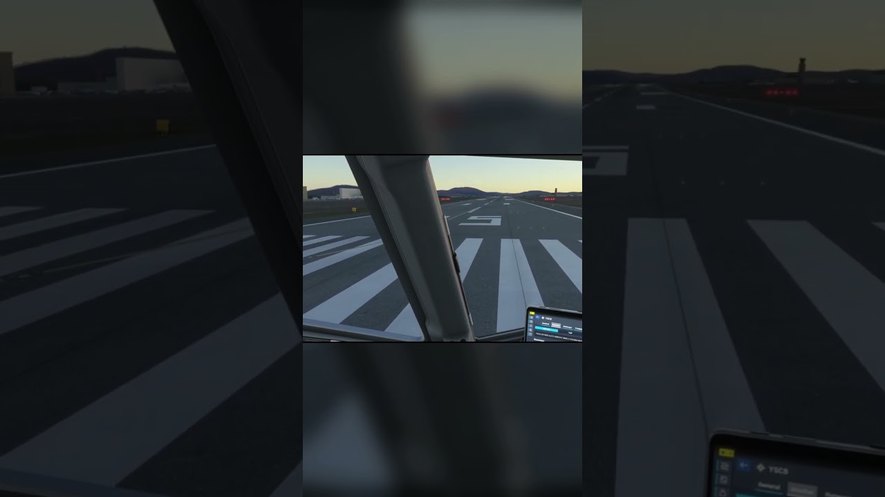 YSCB/CBR | CANBERRA RUNWAY 35 LINE-UP PILOT POV