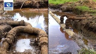 NNPC, Security Operatives Uncover Illegal Pipeline Used To Steal Oil For Nine Years