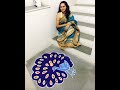 Freehand Rangoli Design |Easy Rangoli| Flower Design Gharabaher darwajyasamor kadhaychi Design