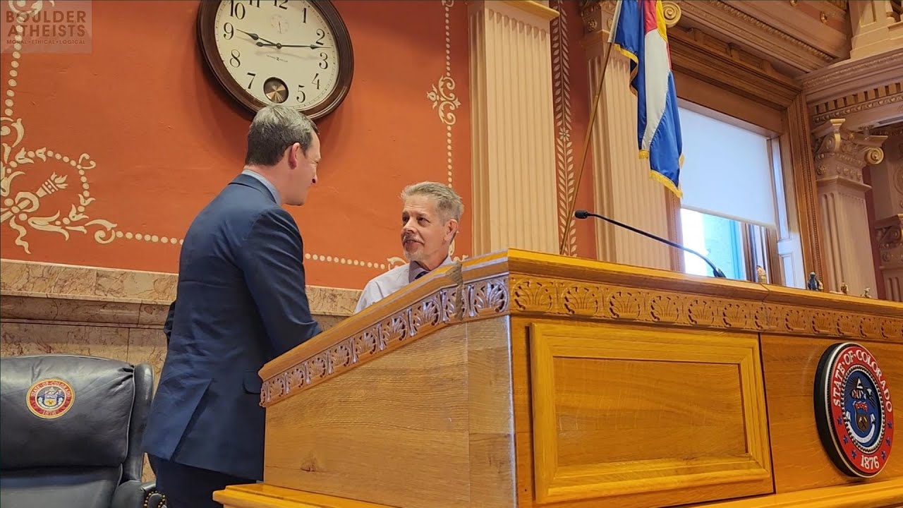4 19 24 Secular Invocation @ CO State Senate - Konrad Kummli - YouTube