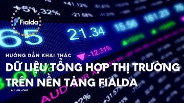 Hướng dẫn khai thác dữ liệu Tổng Hợp Thị Trường trên nền tảng Fialda
