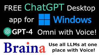 ChatGPT Desktop app for Windows - Use GPT 4o with Voice in Braina screenshot 5