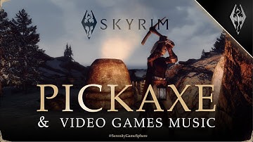 Skyrim Pickaxe ASMR ⛏ Relaxing Video Game Music