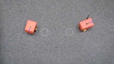 First test - ViA Swarm Vision Based Tracking of Robotic Swarm