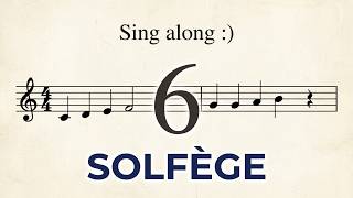 Solfege exercise 6