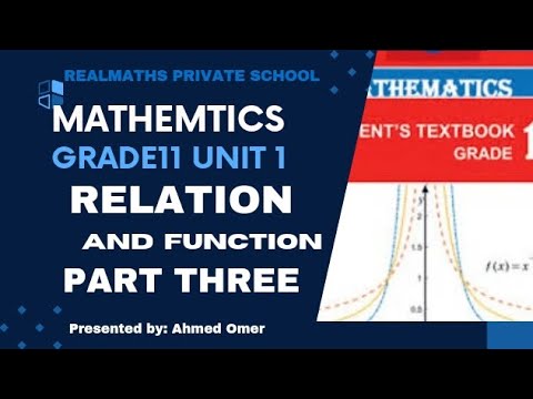 Maths Grade 11 unit relations and Function inverse of relations part ...