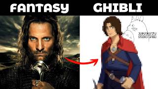 I Tried To Make Fantasy Characters Archetype With Studio Ghibli Art Style
