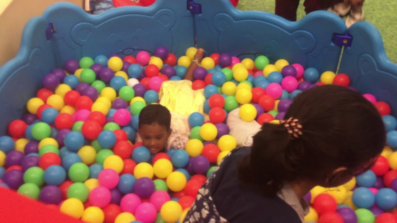 playing with color balls YouTube