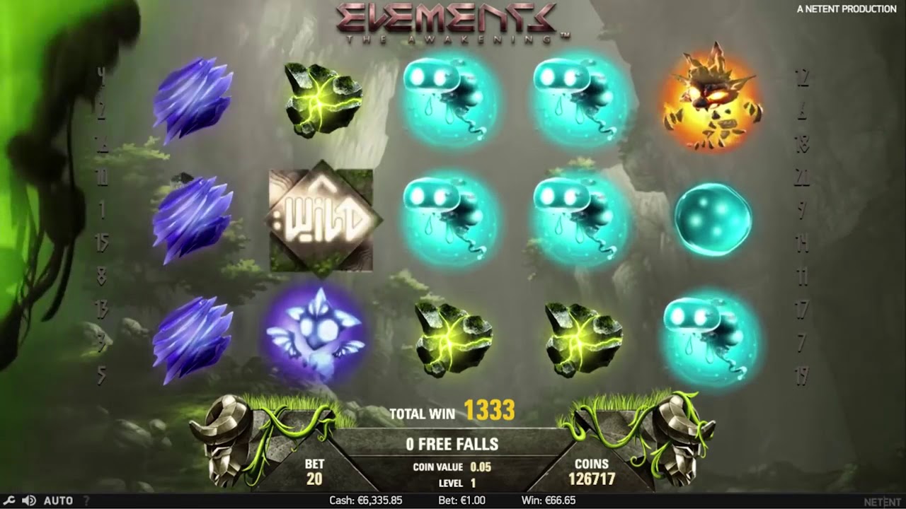 Elements The Awakening - NetEnt Video Slot