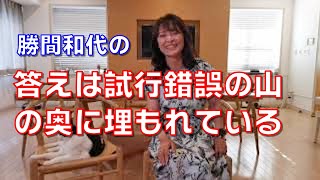 答えは試行錯誤の山の奥に埋もれている