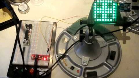 mtXcontrol controlled rainbowduino