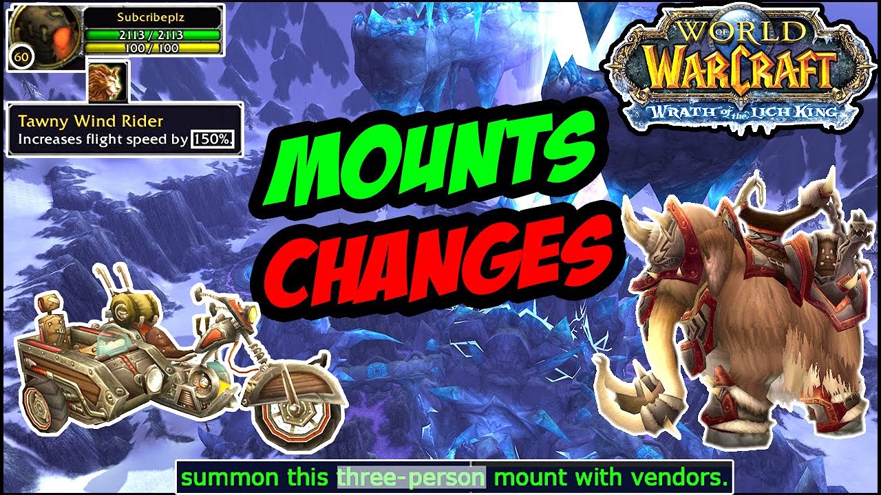 Mount Collection Guide - WotLK Classic - Warcraft Tavern