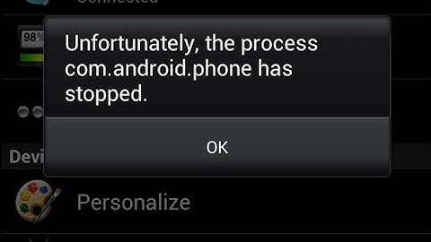 unfortunately the process com.android.phone has stopped samsung j1, j2