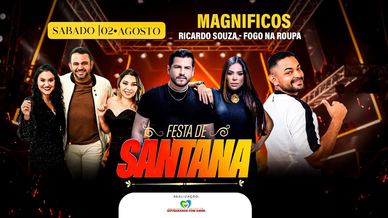 Festa de Santana - Cuitegi/PB - Dia 02 - MAGNIFICOS, FOGO NA ROUPA E RICARDO SOUZA