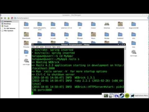 Rails - Creating new project