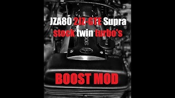 BPU Supra mk4 2jzgte - Wastegate spring mod on stock twin turbos