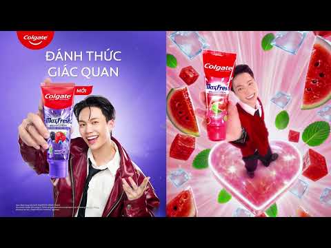 Colgate MaxFresh Sensorial vị trái cây nhiệt đới cho mùa hè sảng khoái bất tận