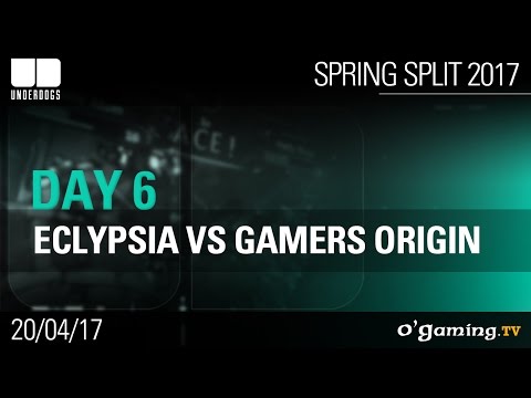 Eclypsia vs Gamers Origin - Underdogs 2017 Spring Split - Day 6 - League of Legends