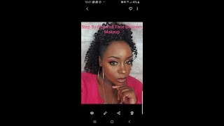 Step by step beginner makeup tutorial 2020| Very detailed| Full Face| Makeup for black women screenshot 3