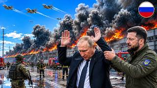 45 MINUTES AGO! 95 tons of F-35 bombs were dropped on a Russian weapons depot. Here's what