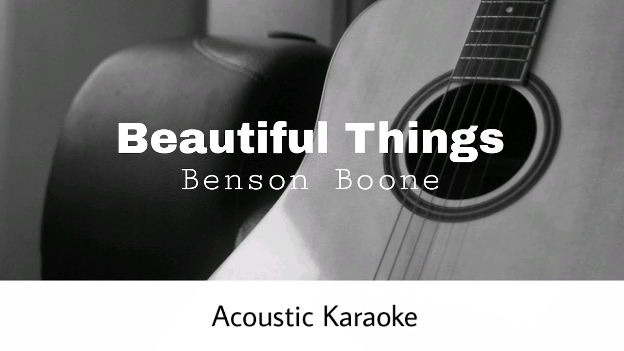 Benson Boone - Beautiful Things (Acoustic Karaoke) Benson Boone - Beautiful Things (Acoustic Karaoke)