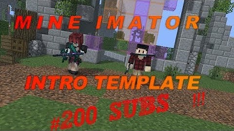 ATOMIX [vs] RiasArtz & Braz - Mine Imator Intro Template #200 subz   (I
