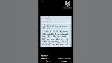 bài văn gây sốc mxh của học sinh lớp  2 tả về cây xoài😀😀😀 #quynhminh #cute #caytrongnha #nails