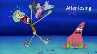 Fall Guys Portrayed By Spongebob