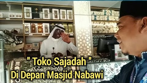 Toko Sajadah di Depan Masjid Nabawi || Madinah